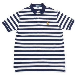 Vintage Ralph Lauren Polo Striped Crest Polo